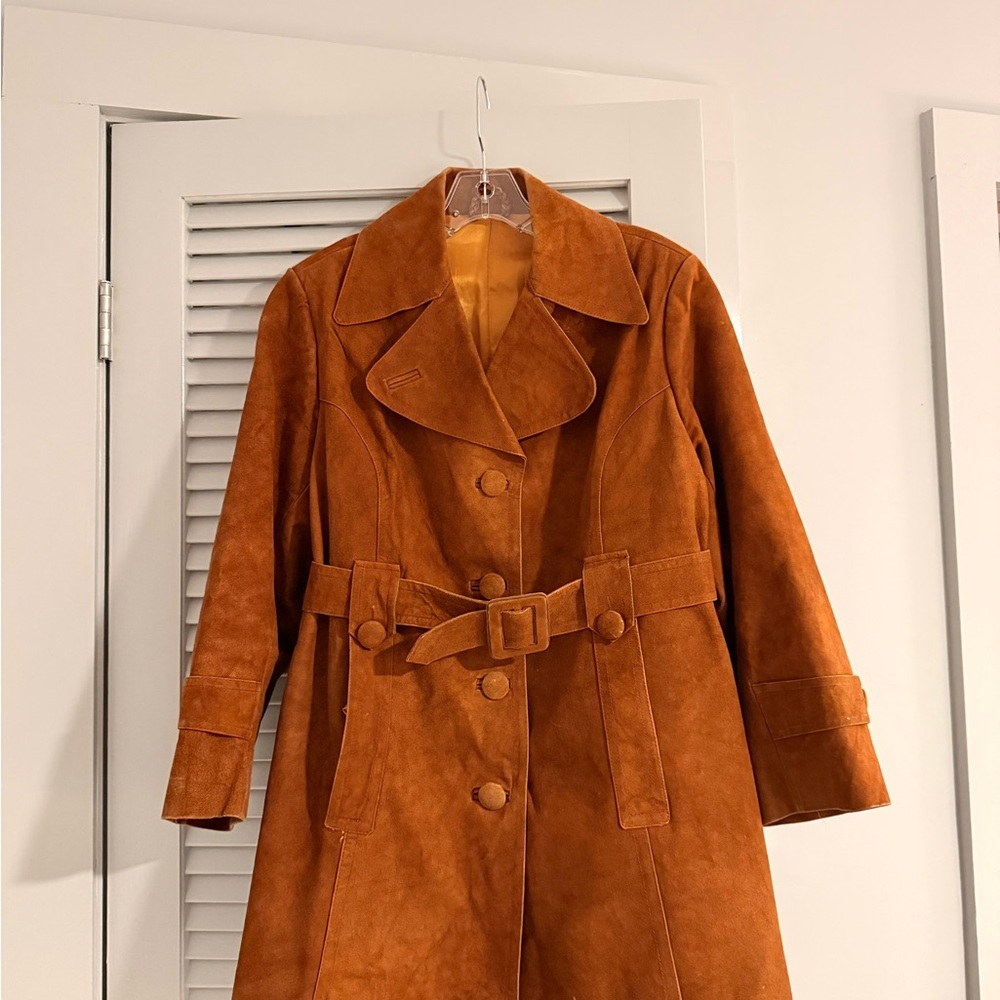 Exquisite Vintage Suede Coat
